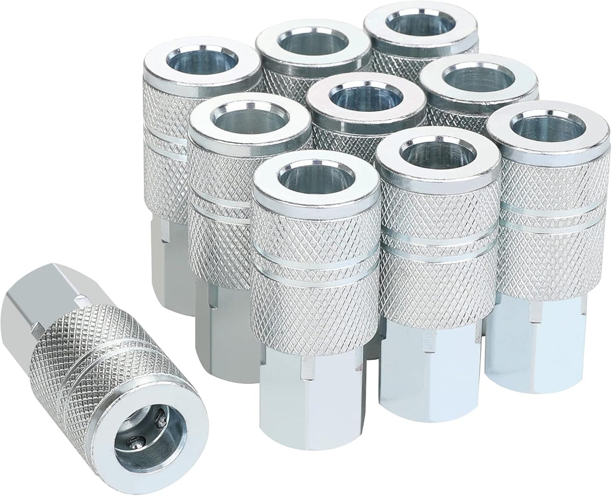 3/8 high flow air fittings, industrial m-type coupler, main product view
