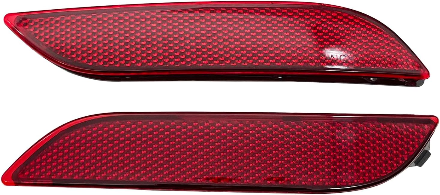 Rear Bumper Lights Lamp Reflector Lamp For Toyota Camry 2018-2021 | Rear Bumper Lights Lamp Reflector Lamp For Toyota Camry 2018 2019 2020 2021 Tail Red Lens reflection effect