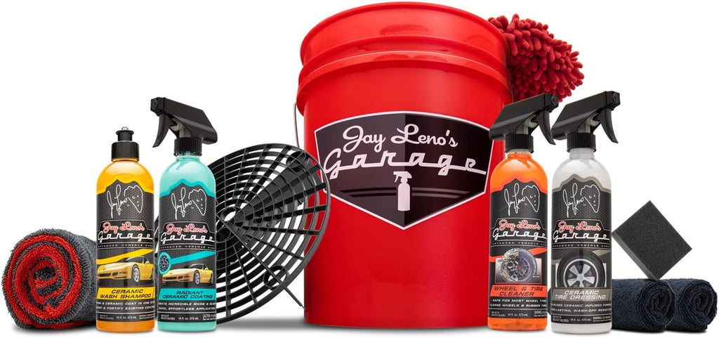 Jay Leno's Garage Ceramic Car Detailing Bucket Kit