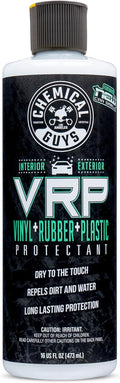 Chemical Guys VRP Vinyl, Rubber and Plastic Protectant, Super Shine Dressing for Tires, Trim and More, Safe for Cars, Trucks, SUVs, & More (16 Fl oz) - New Car Scent