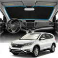 for Honda CRV Sun Shade Windshield Cover - Custom Fit CRV Accessories 2012-2016 Sunshade Foldable UV Protection & Heat Shield Sun Visor Accessories