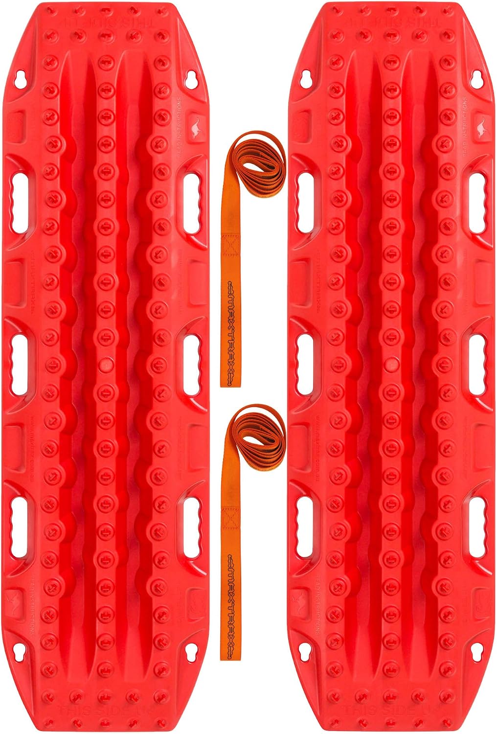 MAXTRAX | MKII FJ Red Vehicle Recovery Board | for 4WD, UV-Stabilized Flexible Nylon Material (MTX02FJR)