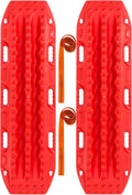 MAXTRAX | MKII FJ Red Vehicle Recovery Board | for 4WD, UV-Stabilized Flexible Nylon Material (MTX02FJR)