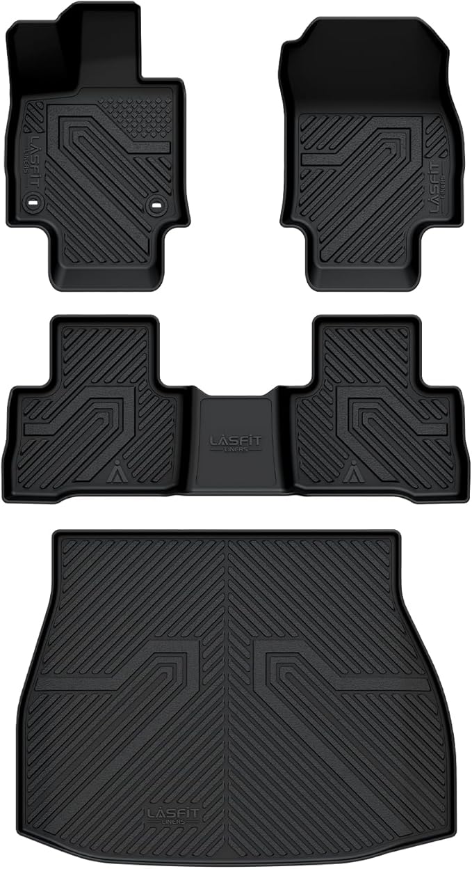 LASFIT Floor Mats&Trunk Mat for Toyota Venza 2021-2025 All Weather TPE Mats - Image 8