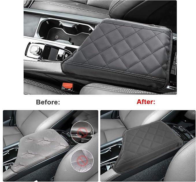 SXCY for 2024 XC90 Armrest Cover for Volvo XC90 2018-2024 Accessories 2024 XC90 - Image 2