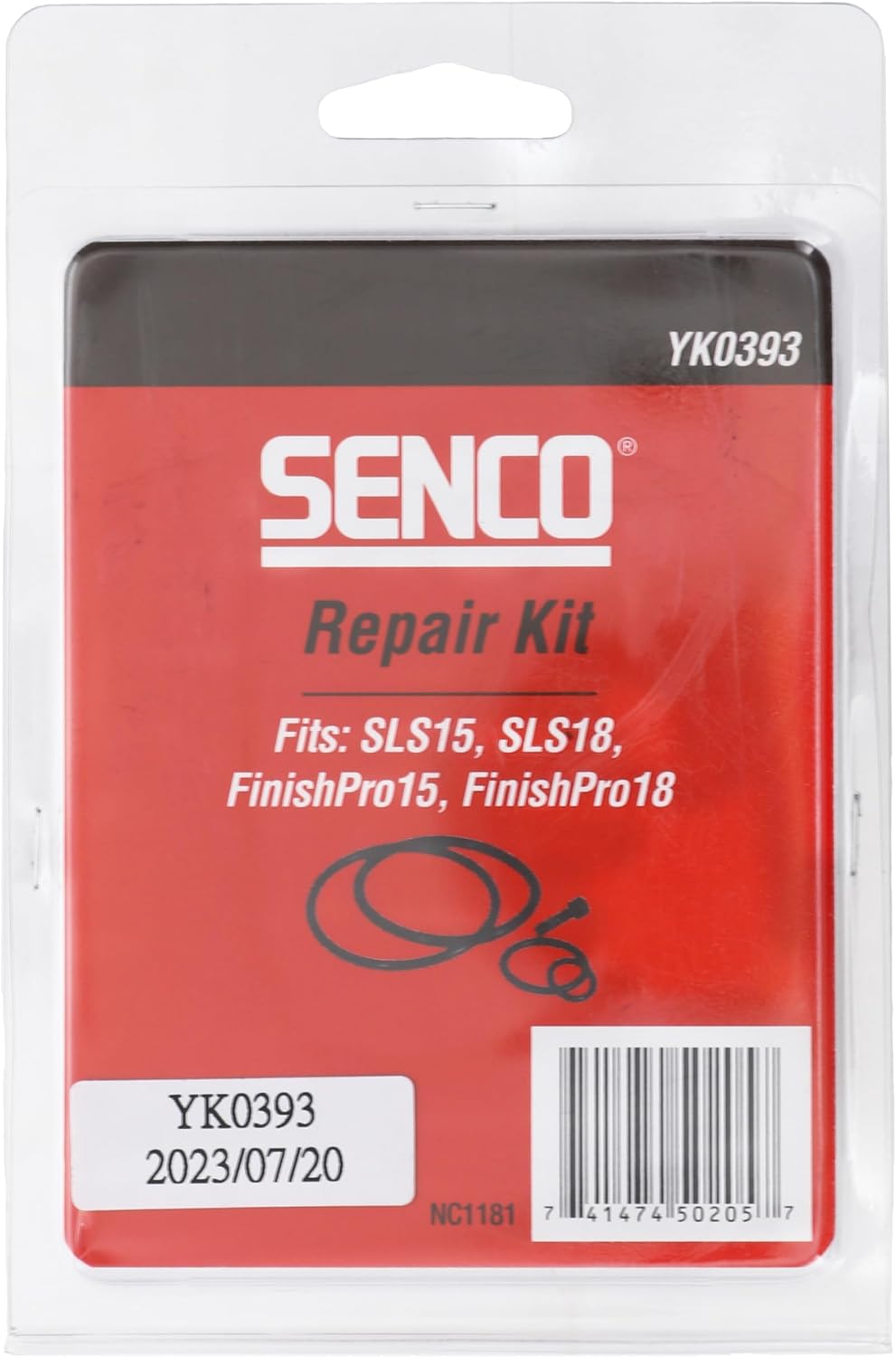 senco yk0393 repair kit for brad nailers sls15, main product view