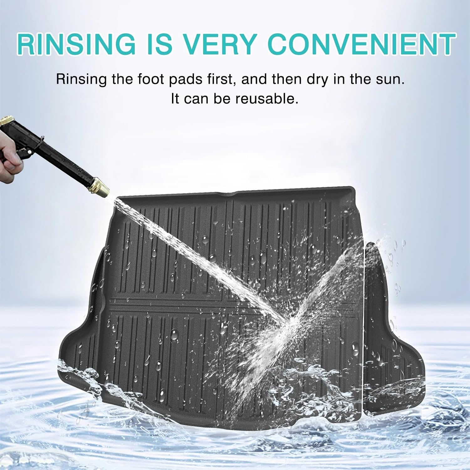 Car Boot Mats for Toyota for Corolla for Cross 2022-2024 Car Floor Mats Trunk Pad TPE 3D Foot Mat Odorless Tray Set Black Left Hand Drive Liner