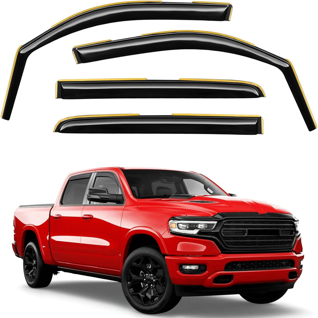 in-Channel Window Rain Guards Fit