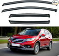 Window Visors Rain Guards for 2012 2013 2014 2015 2016 Honda CRV, Out-Channel by YQAUTEC