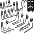 3-H Garage Wall Hooks 20 Pack, Garage Hooks Heavy Duty by 3-H