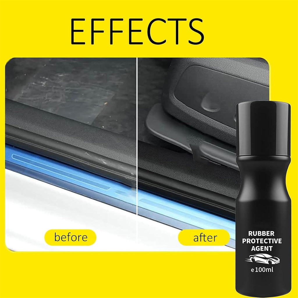 Gummi Pflege, Gummi Pflege Stift, Car Rubber Seal Protectant, for Automotive Sunroof, Windows, Hood, Trunk, Doors，2PCS