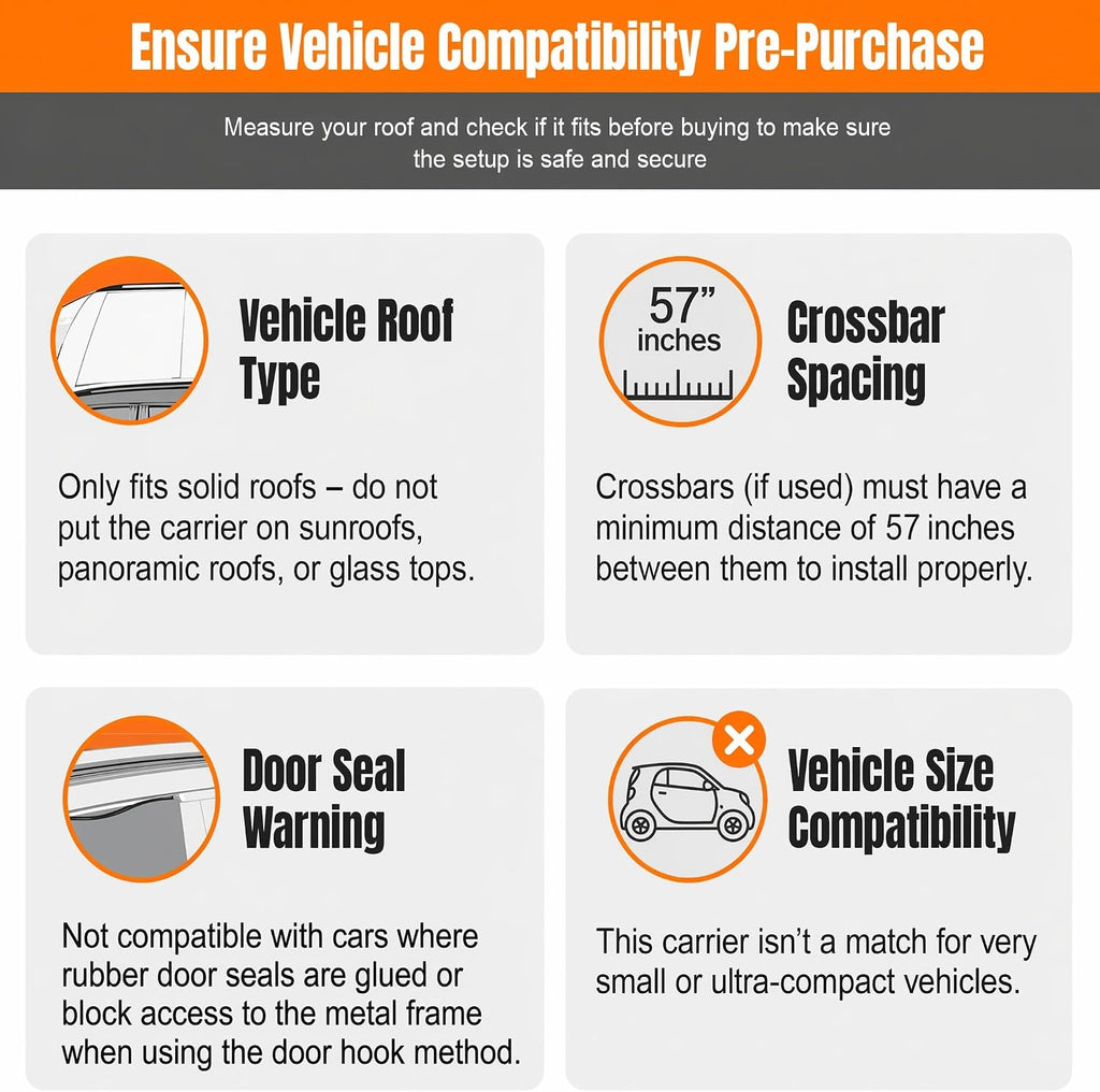 Sailnovo Rooftop Cargo Carrier Bag 21 Cubic, 1000D PVC Waterproof Vehicle Soft-Shell Carrier for Cars with/Without Roof Rack, Car Roof Storage Includes Anti-Slip Mat,10 Reinforced Straps, 6 Door Hooks