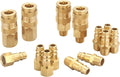 brass 1/4 inch npt high flow air coupler, main product view