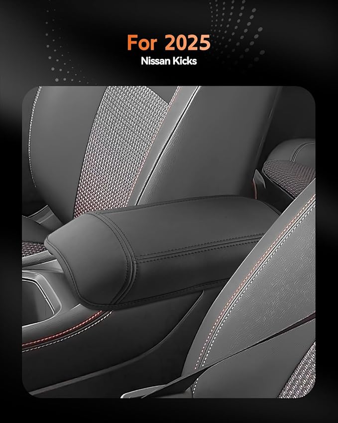 CDEFG for 2025 Nissan Kicks Center Console Cover Armrest Box Cover for Kicks - Image 2
