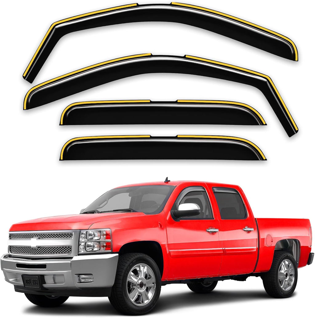 in-Channel Window Rain Guards Fit
