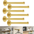 jmiatry 6pcs gold pipe clothes bars 12 inch, main product view