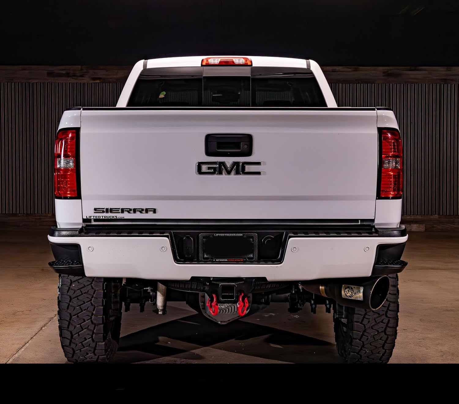 2014-2018 Kit OEM Sierra Front & Rear Emblem 3D Badges Replacement for Sierra 1500 2500HD 3500HD Base Denali SLT SLE 84395038 (Chrome with Black)