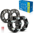 PHILTOP 5x5 to 5x4.75 Wheel Adapters 1 inch for 2008-2014 Grand Caravan, 4 Pcs Lug Wheel Adapters (Changes Bolt Pattern) with 78.3mm Hub Bore M12x1.5 Studs fit for 2009-2011 Journey,Black
