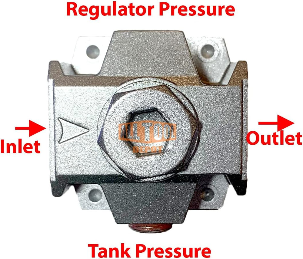 All Tool Depot Universal Air Regulator Special Design for Check Tank and Regu...