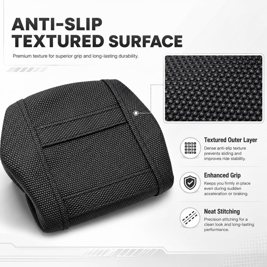 Seat Cover for Yozma IN10 eBike, Non-Slip Cousion Upgrad Seat Skin for Electric Dirt E Bike IN 10, Off-Road Motocross DirtBike Seat Wrap Protector Black Accessories (Black)