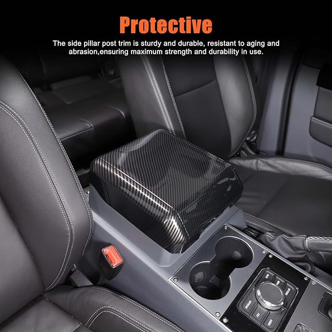 Armrest Box Cover Center Console Pad Compatible - Image 6