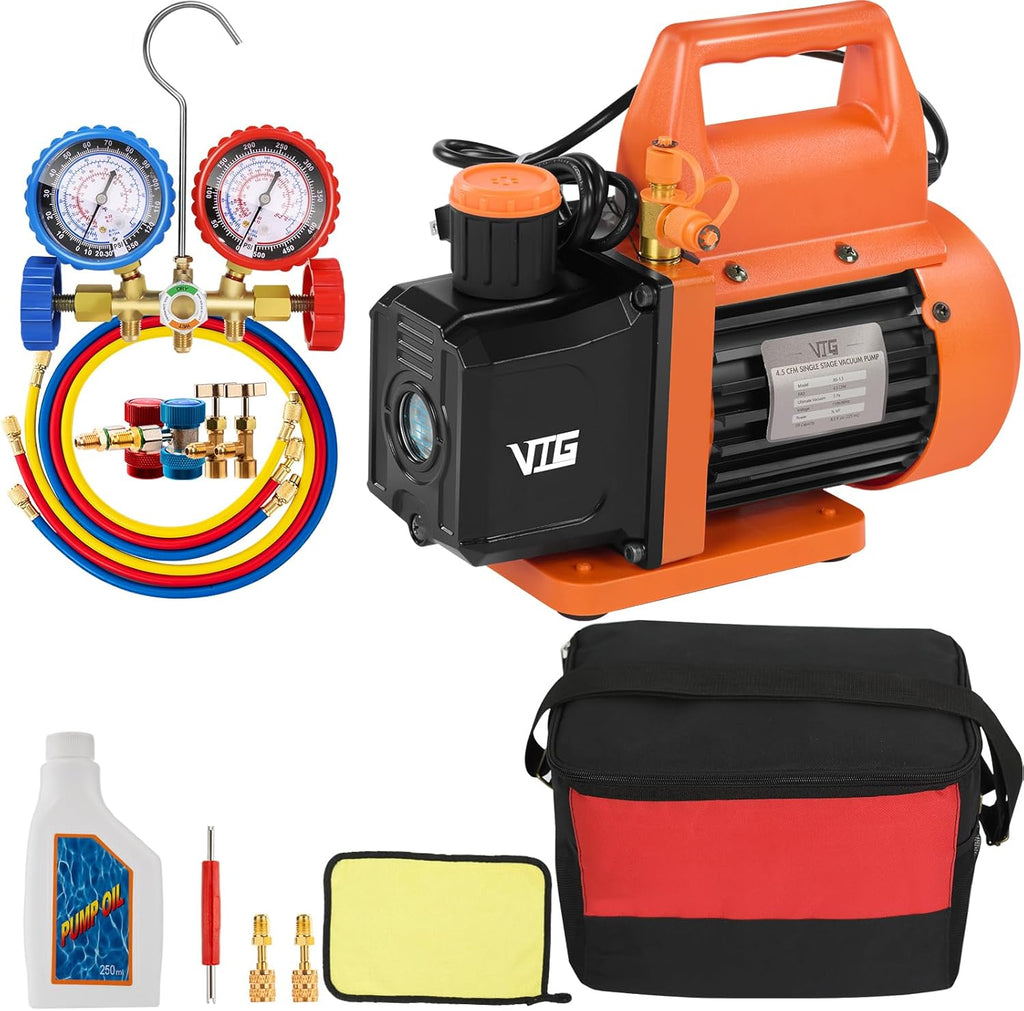 vtg vogten 4.5 cfm ac vacuum pump and, main product view