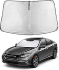 Econour Windshield Sun Shade for Honda Civic 2016-2021 Sunshade Foldable Window by EcoNour