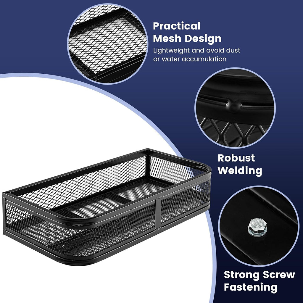 ATV Front Loading Basket | Luggage rack basket, 92 x 44 x 16.5 cm