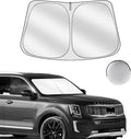 Windshield Sun Shade for Kia Telluride 2020-2025 Foldable Sunshade Custom Fit by SULAGIWINDSHIELDSUNSHADE