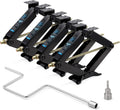 Kohree 9500lbs RV Stabilizer Jacks for RV Travel Trailer Camper, Set of 4, Heavy Duty Scissor Jacks Kit with Crank Handle and Drill Bit, Max Lifting Height 24"