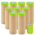 9 rolls pre-taped masking paper for painting and, main product view