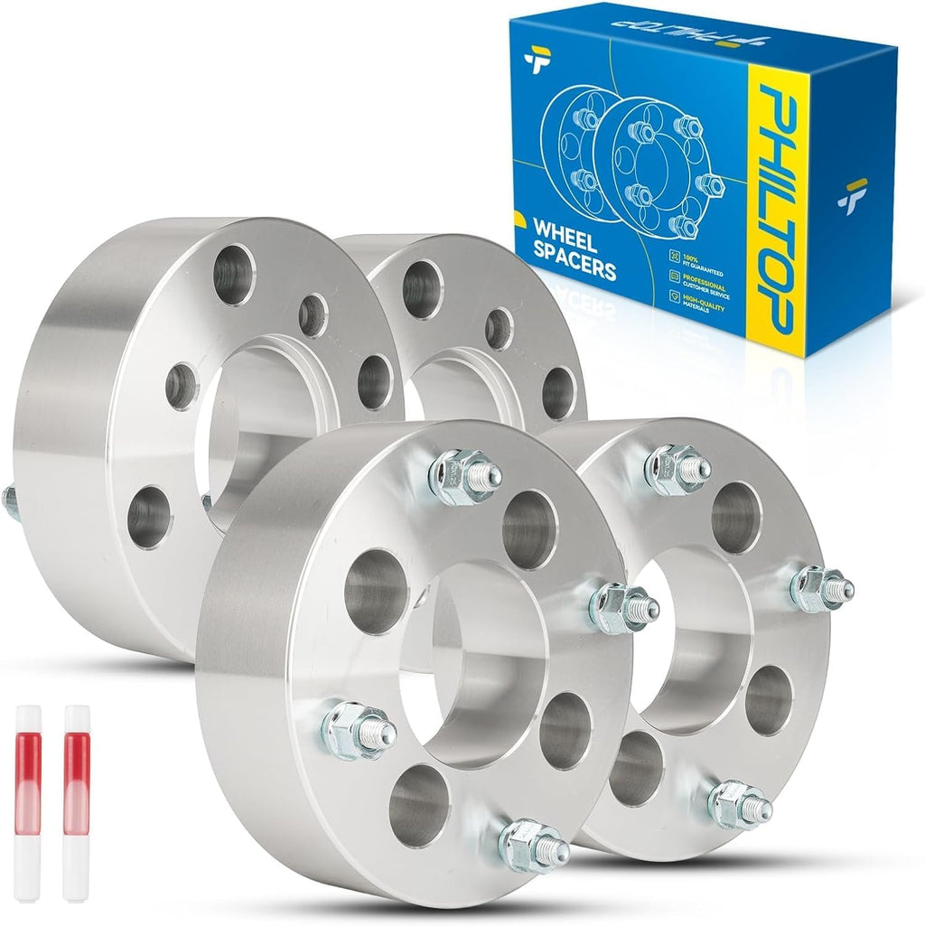 PHILTOP 4x110 to 4x137 ATV Wheel Adapters, 2" Lug ATV Wheel Adapters Change Bolts Pattern fit for for Suzuki, Honda, Can-Am, Bombardier, Arctic Cat, Thread Pitch M10x1.25 Hub Bore 74.1mm - 4Pcs