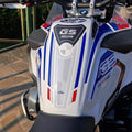 Motorcycle 3D Stickers Compatible with BMW R 1250 GS Adventure 2021-2024. Tank Protector Protection from Impact and Scratches. Resin Stickers - Made in Italy (Rallye)