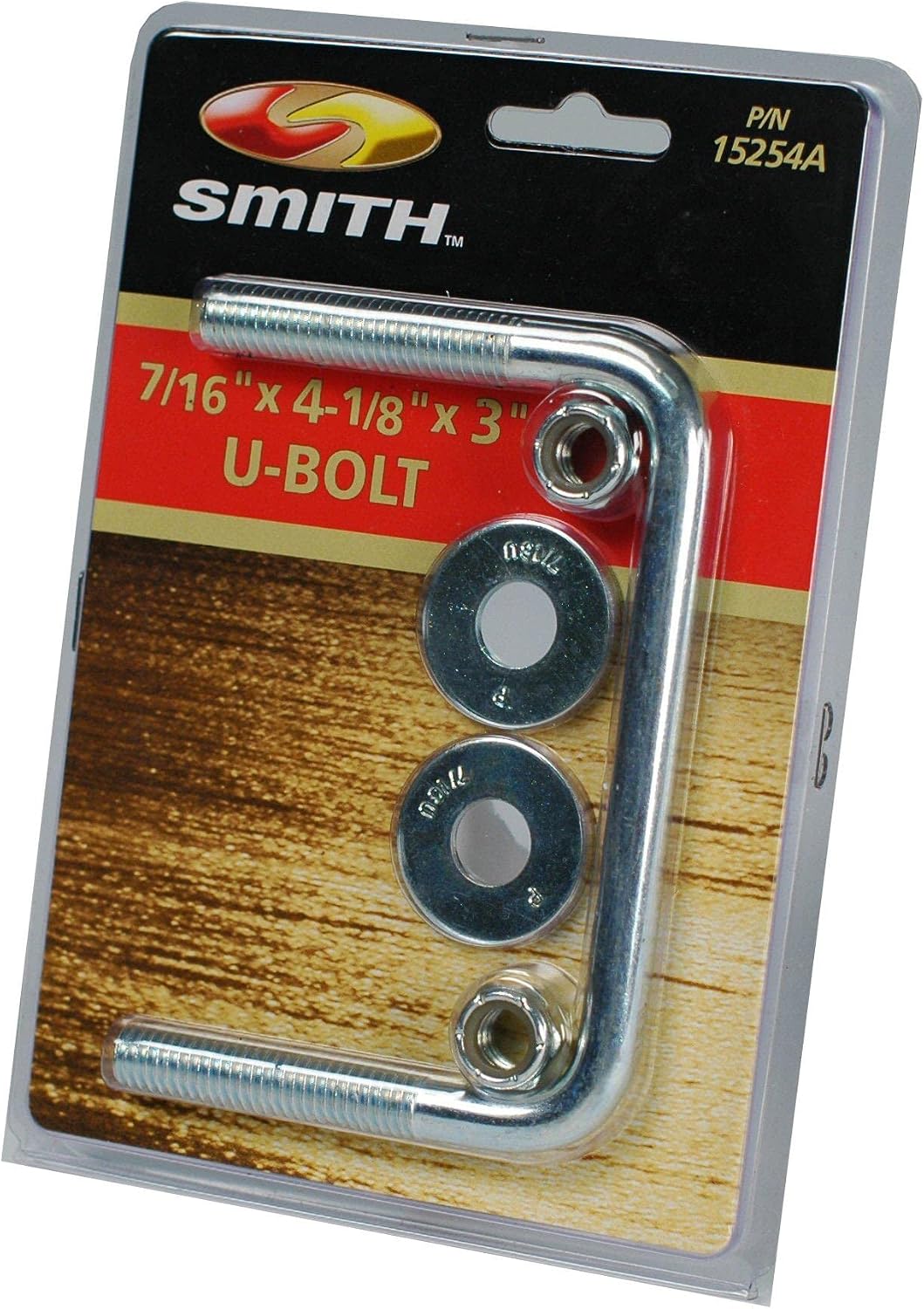 CE Smith - Stainless Steel U-Bolt - Square U-Bolts for Boat Trailer Accessories - 7/16"-14 x 4-1/8" x 3"