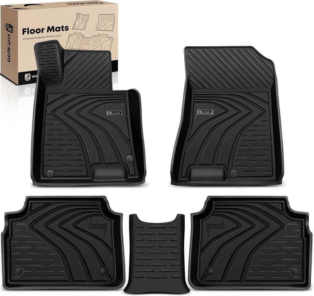 YHTAUTO Floor Mats Fit 2020-2024 Hyundai Sonata & 2021-2025 Kia K5 FWD
