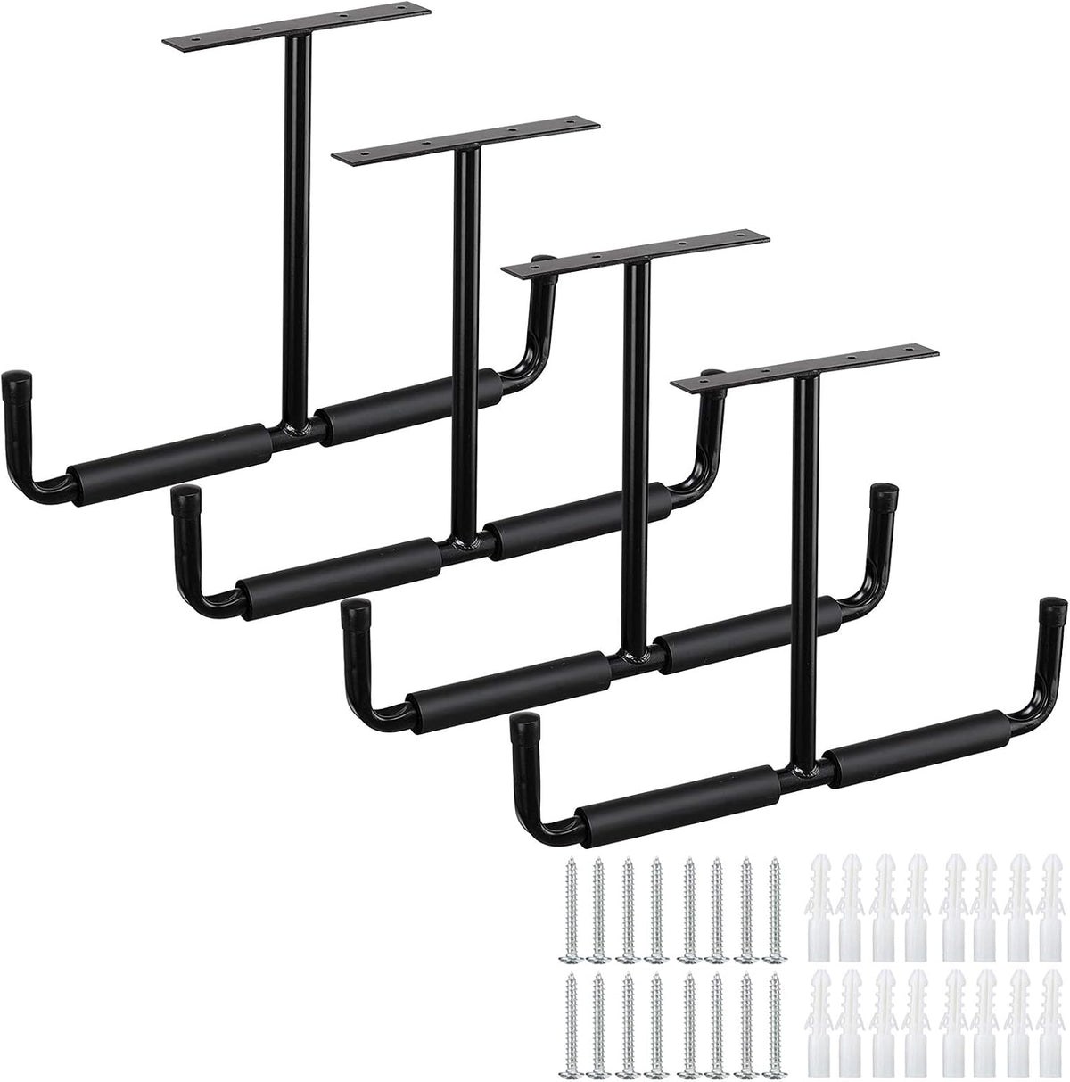 garage ceiling storage hooks, 4 pack overhead garage, main product view