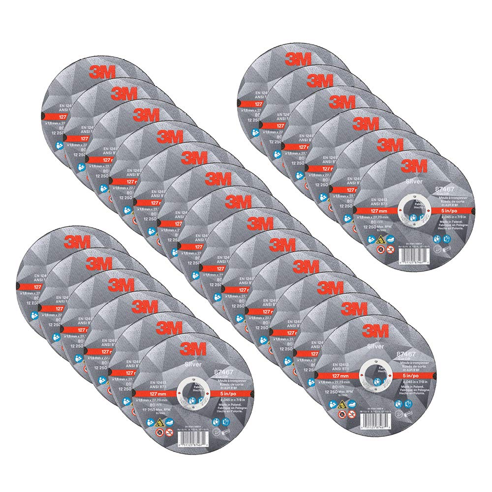 3m silver cut-off wheel, 87467, 36+, t1, 5, main product view