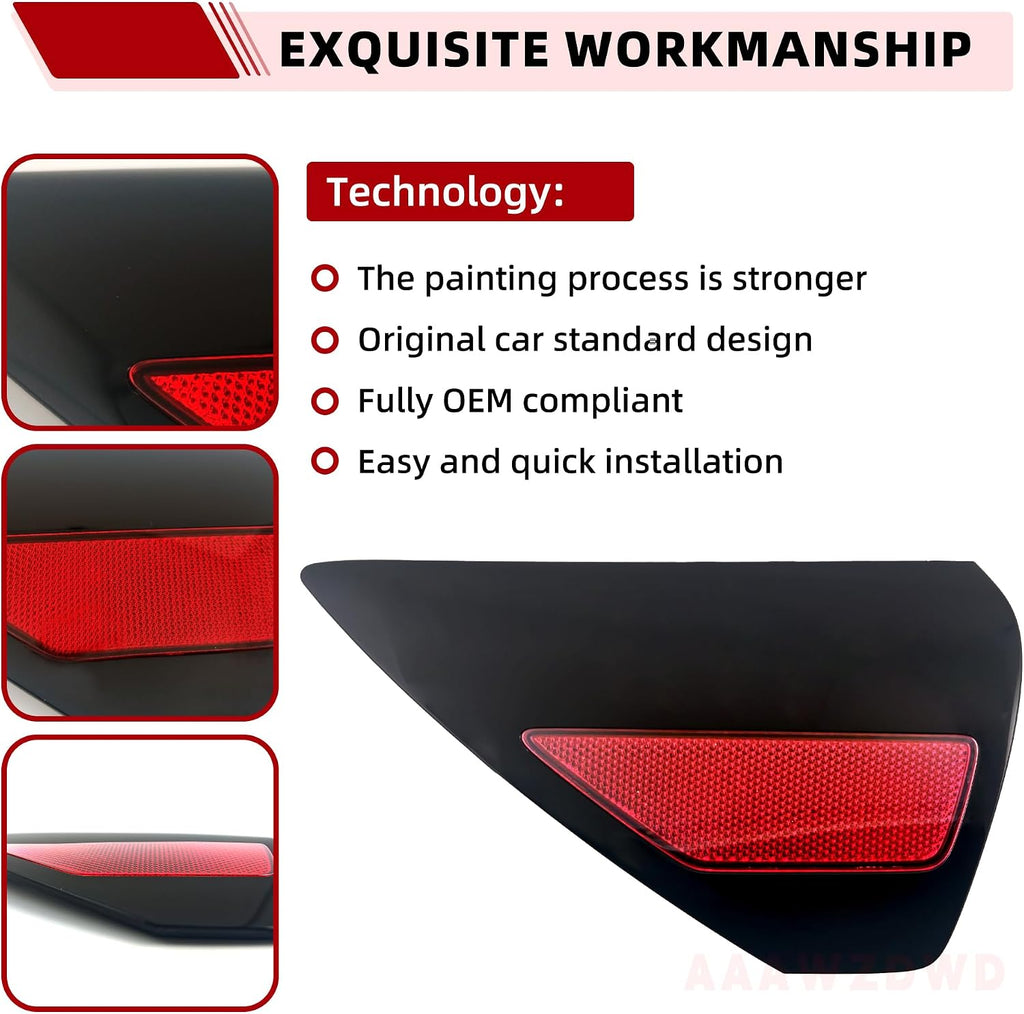 For Tesla Charger Cover,Taillight Charging Port Cover For Tesla Model 3 Y 2017-2024(Rear Left Side)