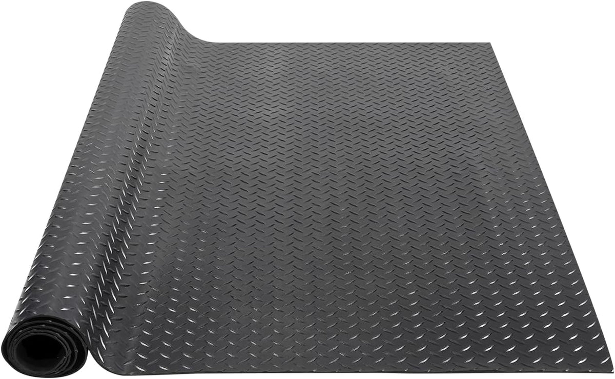 VEVOR Diamond-Plate Flooring Roll, SBR Rubber Mat, Gym & Garage Industry