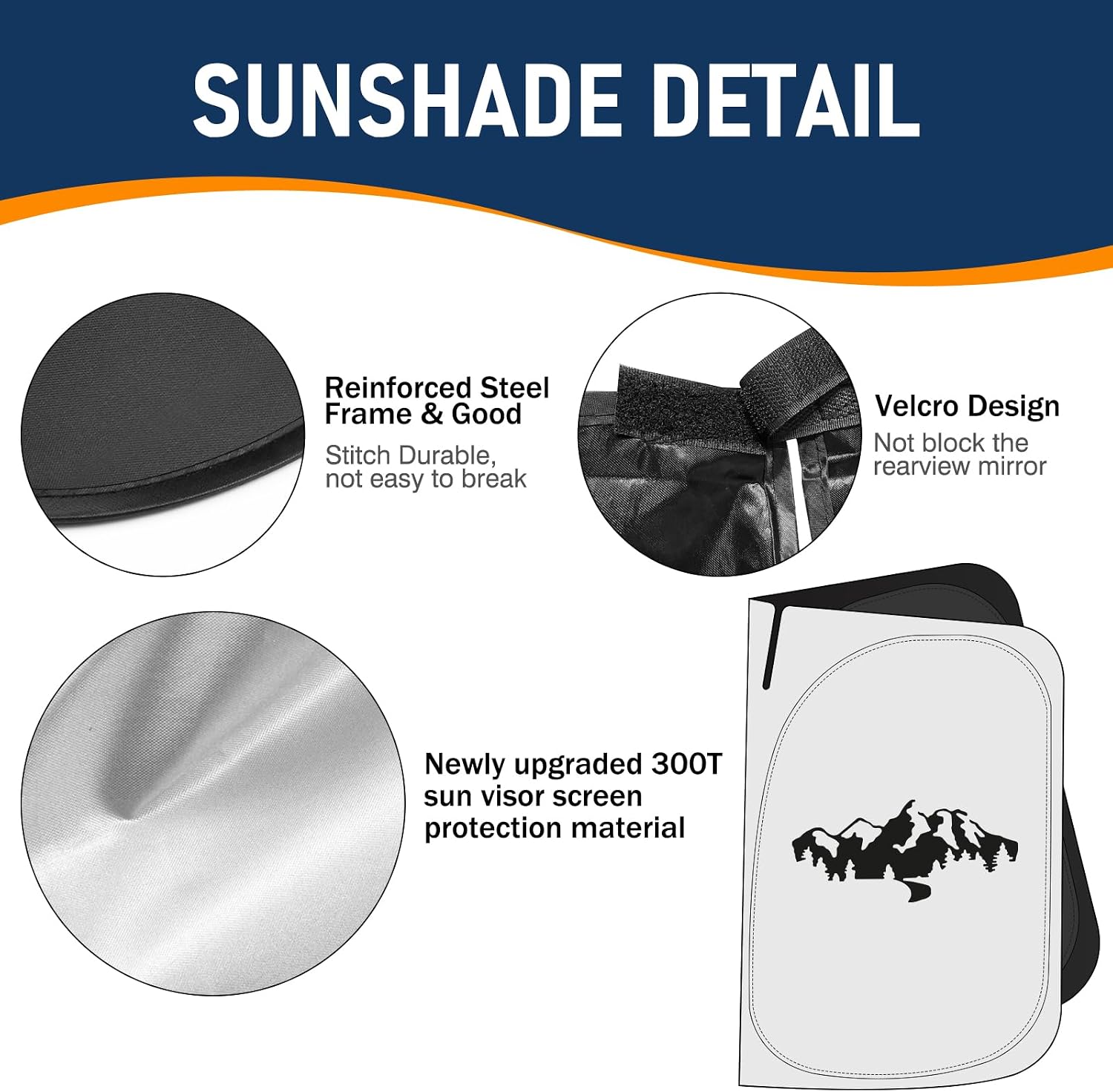 for Subaru Ascent Sun Shade 2019-2025 2026, Car Front Window Covers Sun Visor Protector, Foldable Blocks UV Rays Windshield Sunshade for Subaru Ascent Accessories