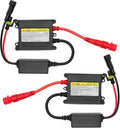 2 PCS DC 12V 35W Ultrathin HID Ballast, Ultra Slim Xenon Headlight Stabilizer HID Ballast Replacement, Xenon Lamp Ballasts for H1 H3 H4 H7 H11 H13 9005 9006 9007 5202 880 (35W)