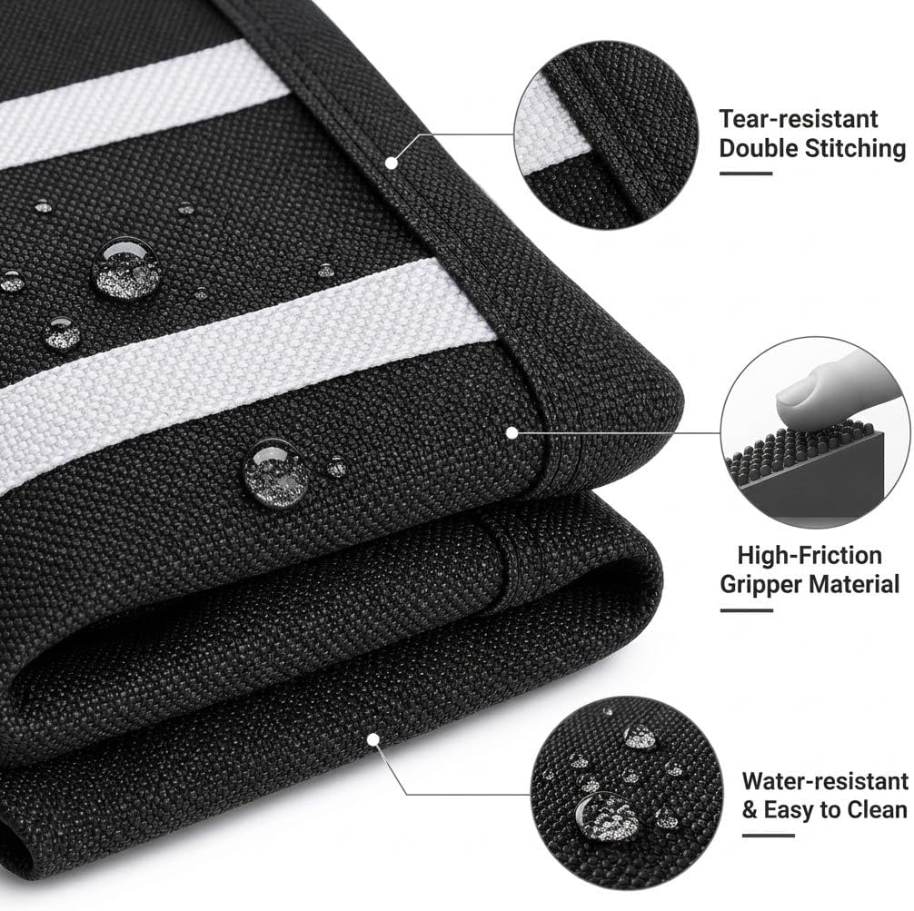 Dirt Bike Seat Cover for Heybike Villain,Non Slip Rubber Striped Gripper Cushion Pad Replacement for Electric Pit Moto Ebike Heybike Villain