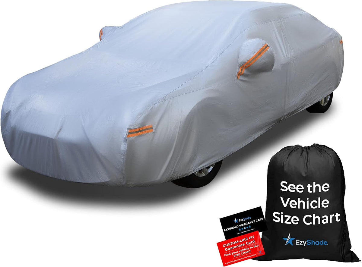 EzyShade 10-Layer Car Cover Waterproof All Weather. See Vehicle Size-Chart