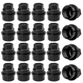 24pcs 15646250 611607 Lug Nuts Plastic Cover Wheel Center Cap for Cadillac Escalade, for Chevrolet Avalanche 1500 for C1500 C2500 C3500 Tahoe, for GMC K1500 K2500 K3500 for Savana 1500 2500 3500 Yukon