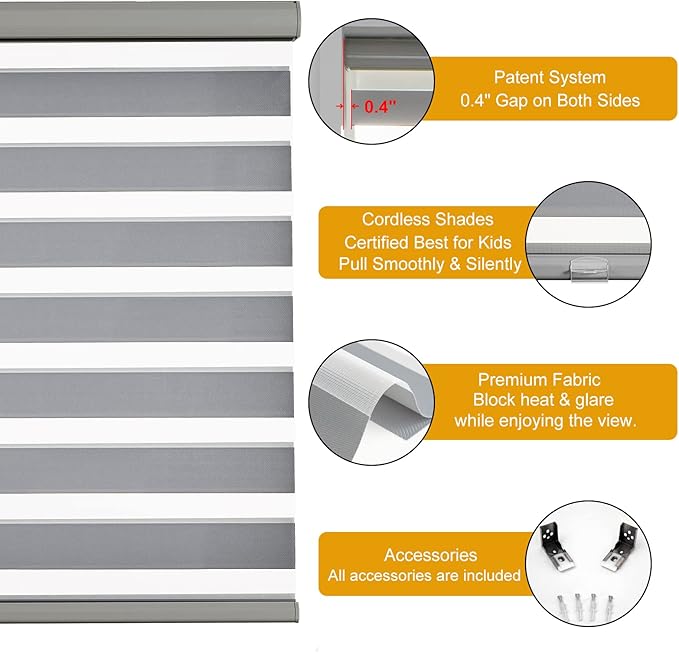 Persilux Zebra Shades Cordless Blinds - Image 2