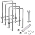 4 sets m10 square u bolts 4 inch, main product view