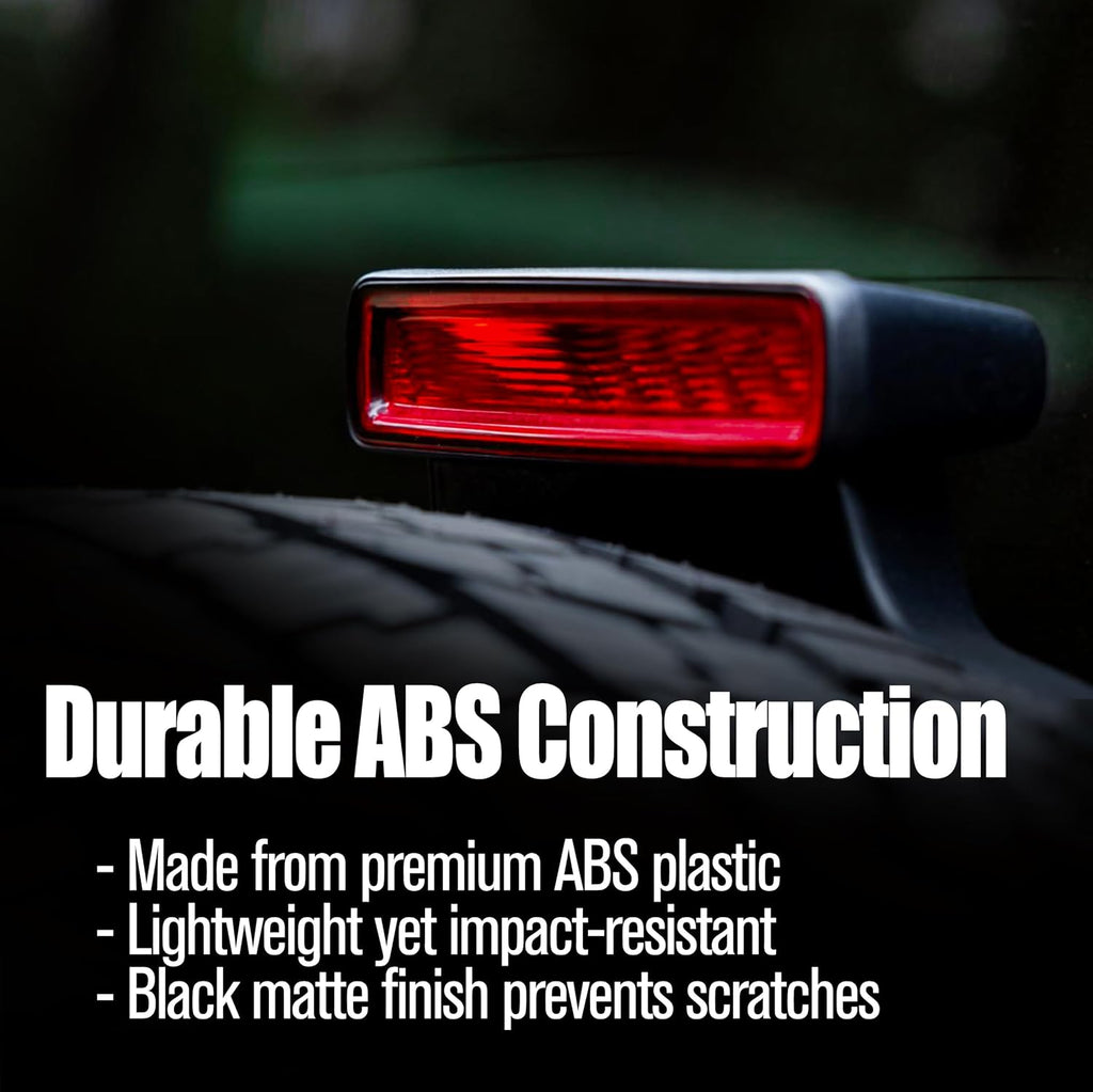 Jeep Rear Third Brake Light Cover Fit for 2007-2017 Wrangler JK JKU, High Centre Third Guard Decoration for Jeep JK Accessories, Dark Smoke Protector Trim High-Mount Grille, Automobile Tail Lamp Black