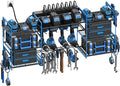 CCCEI Blue Power Tool Organizer Wall Mount, Large Tools and Battery Storage by CCCEI