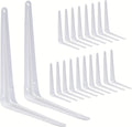 shelf brackets 10 inch, white metal brackets for, main product view