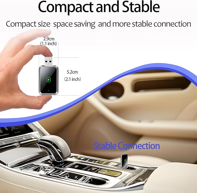 Wireless CarPlay Adapter for iPhone, Easily Upgrade Wired to Apple CarPlay - Image 2